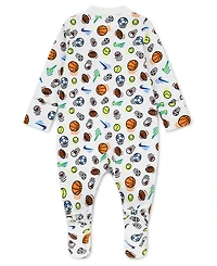 Nike Baby Boys' Sportball Printed Footed Coverall