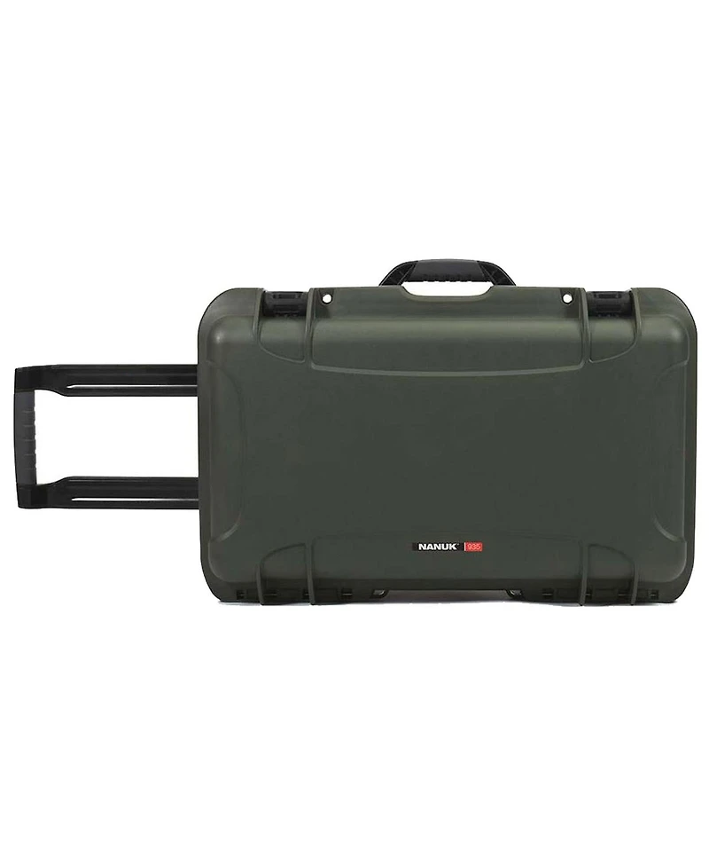 Nanuk Wheeled Series 935 Lightweight Nk-7 Resin Waterproof Protective Case with Foam for Dslr Camera, 3 Lenses, Flash