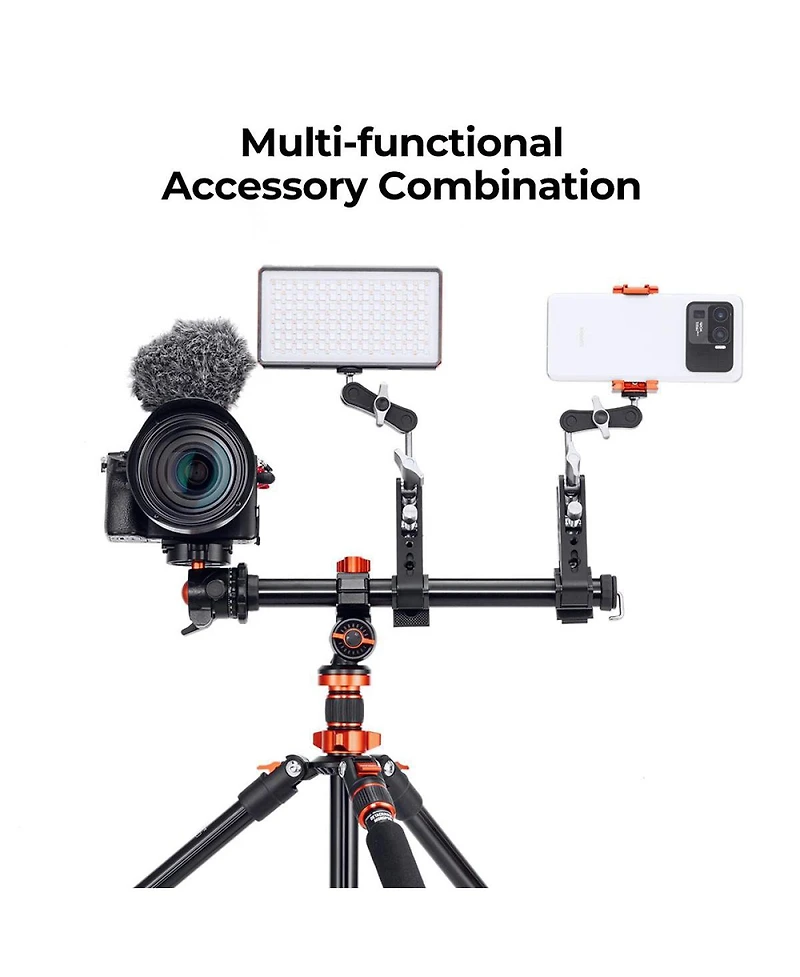 K&F Concept 11.8" Rotatable Multi-Angle Center Column for Camera Tripod
