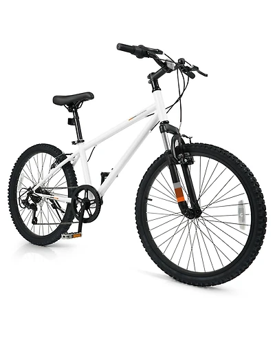 Mecale Kids Mountain Bike, 24-Inch Child Bicycle for Boys & Girls Ages 8+ years