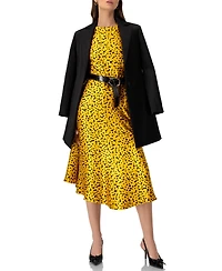 Ivonne Women's Polka Dot A-Line Midi Dress