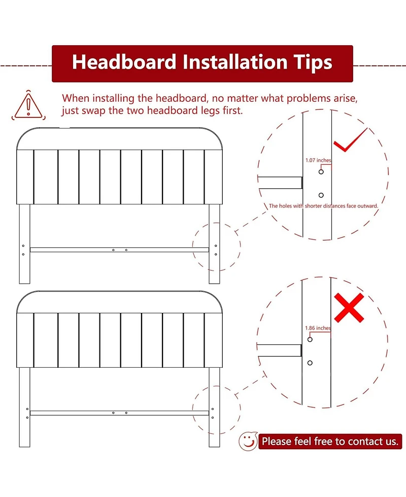 gaomon Full Bed Frame with Storage Headboard, Kids 2 Drawers, Boucle Upholstered Platform Bookcase, No Box Spring Needed, Easy