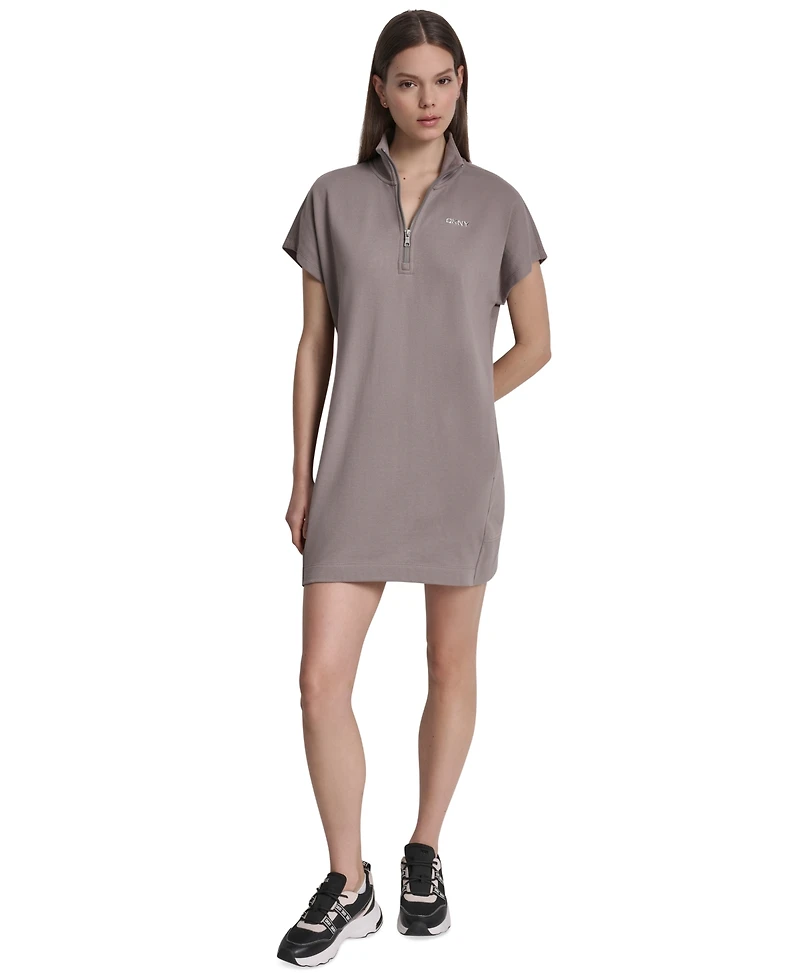 Dkny Sport Women's Regular-Fit Half Zip Sneaker Dress