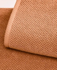 Linery & Co. 100% Cotton Textured 2-Piece Oversized Bath Sheet Set, 35” x 68”