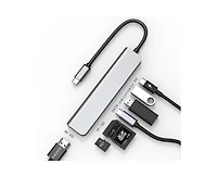 Risokeys 7-in-1 Usb-c Hub, 4K Hdmi Output, Usb 3.0 Data Transfer | Ideal for Home Office, Travel, Content Creation
