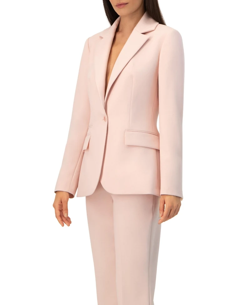 Ivonne Women's Single-Button Classic Blazer