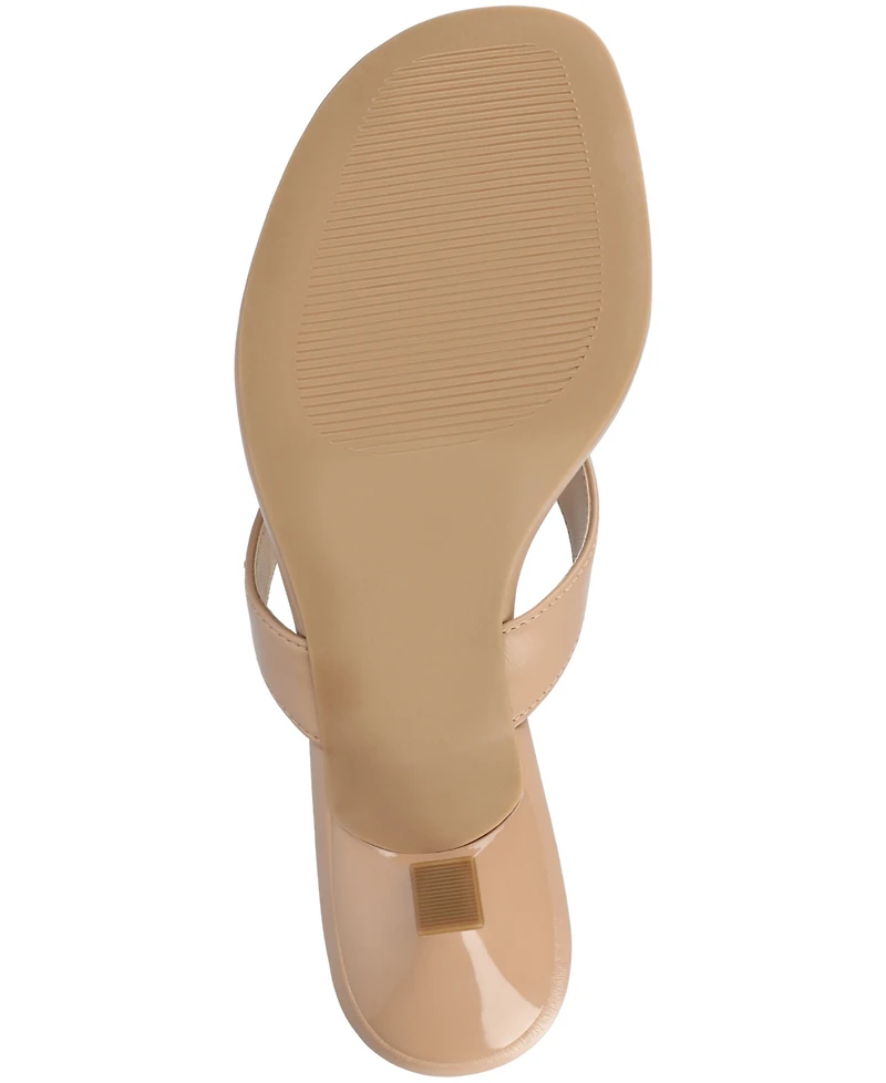 Journee Collection Women's Danielle Kitten Heel Flip Flop Sandals
