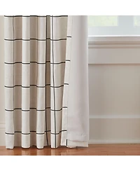 Elrene Home Fashions Brighton Windowpane Plaid Blackout Window Curtain Panel