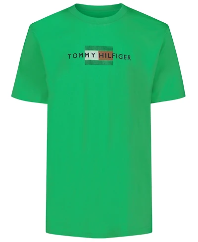 Tommy Hilfiger Boys' 8-20 Linear Flag Short-Sleeve T-Shirt