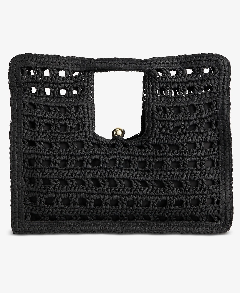 Square Straw Tote Bag, Macy's Exclusive