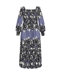 City Chic Women's Sadie Placement Dress