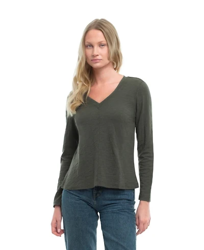 Wilt Clothing Women's Deep V Slim Tee