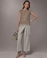 Donna Karan New York Women's Crew Neck Top