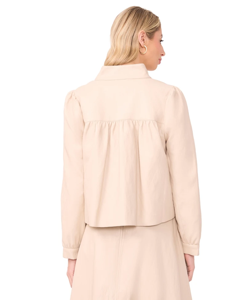 Vince Camuto Women's Semi Collared Bubble Jacket