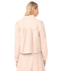 Vince Camuto Women's Semi Collared Bubble Jacket