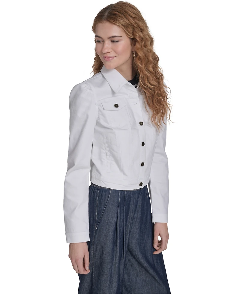 Nautica Jeans Women's Classic Denim Trucker Jacket