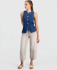 Liverpool Los Angeles Women's Weekender Cropped Wide Leg Jeans
