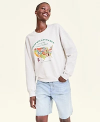 Macy's Flower Show Women's U.s. Map Sweatshirt, Exclusive