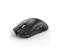 Risokeys Tri-Mode Rechargeable Wireless Mouse, 4000 Dpi Adjustable, Silent Click, Ergonomic Design, (2.4G+Dual BT5.1) for Office Workers, Gamers