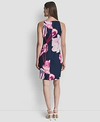 Dkny Women's Sleeveless Square Neck Sheath Dress