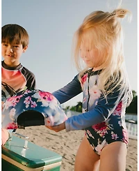 Deux par Girls One-Piece Long Sleeve Rashguard