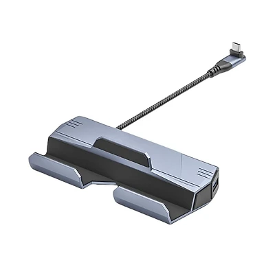 Risokeys 6-in-1 Usb-c Hub with 4K Hdmi, 100W Pd, Gaming-Friendly Multiport Adapter, Ideal for Steam Deck, Rog & Laptop Gamers