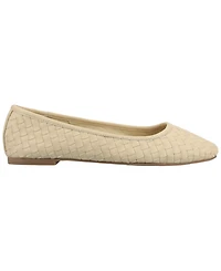 Journee Collection Women's Savannah Woven Ballet Flats