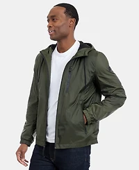 Michael Kors Men's Hooded Windbreaker Jacket