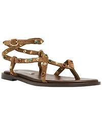 Steve Madden Women's Mathis Embellished Strappy Flat Sandals