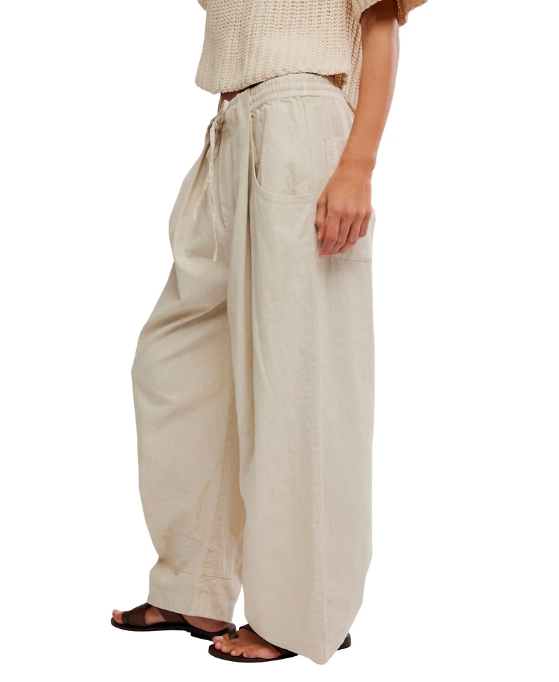 Free People Women's Chambers Laid Back Pull-On Pants