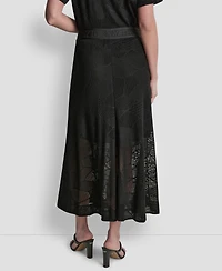 Dkny Women's Croton Lace A-Line Skirt