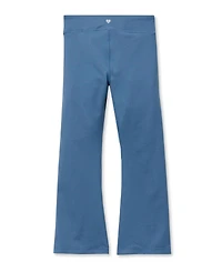 Lands' End Girls High Waisted Active Flare Leggings