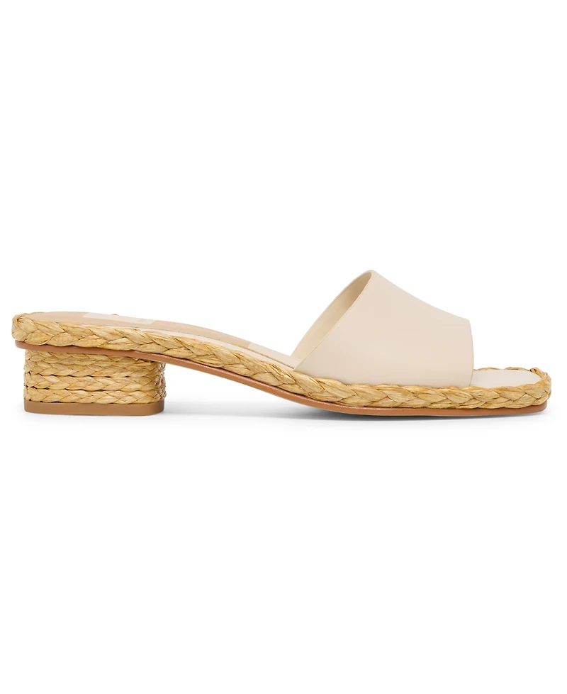 Dolce Vita Women's Dixi Slide-Low Raffia Heel Dress Sandals