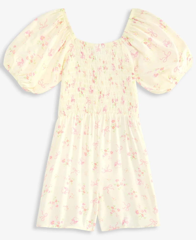 Grayson Threads Kids, The Label Girls' S-xl Peanuts Snoopy Ditsy Smocked Skort Dress