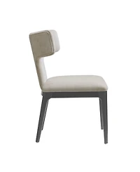 Eloria Chenille Upholstered Dining Side Chairs, Set of 2