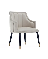 Eda 37.4" Wood Upholstered Dining Armchair