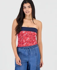 Madden Girl Juniors' Printed Reversible Tube Top