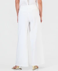 I.n.c. International Concepts Petite High-Rise Pull-On Wide-Leg Pants, Created for Macy's