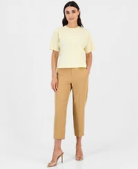 I.n.c. International Concepts Petite Boxy-Fit Crewneck T-Shirt, Macy's Exclusive