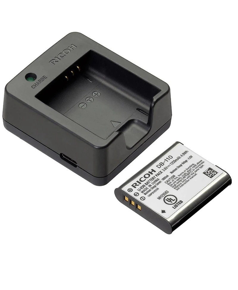 Ricoh Db-110 Battery and Bj-11 Charger Bundle