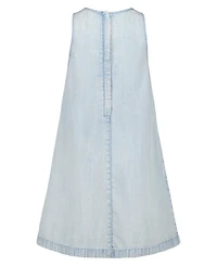 Calvin Klein Girls' 7-16 Round Neck Sleeveless Dress