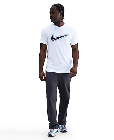 Nike Men's Swoosh Logo Crewneck T-Shirt
