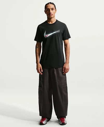 Nike Men's Swoosh Logo Crewneck T-Shirt