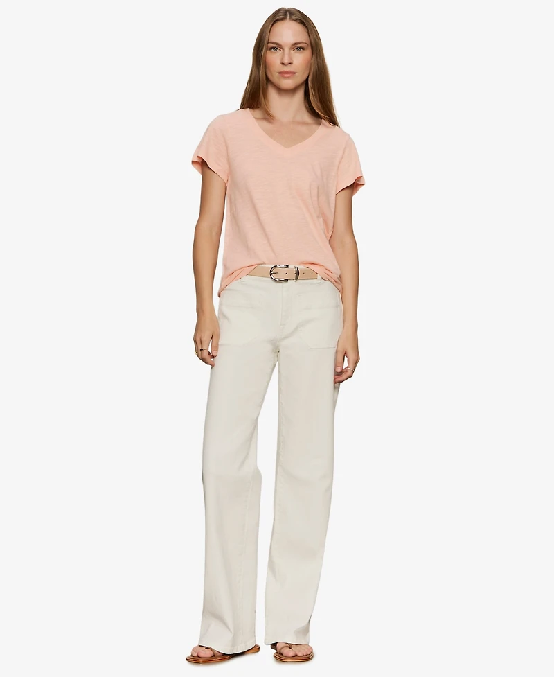 Sanctuary Petite Soft V-Neck T-Shirt