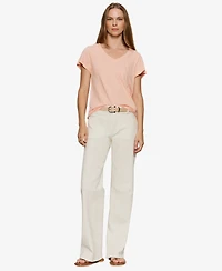 Sanctuary Petite Soft V-Neck T-Shirt