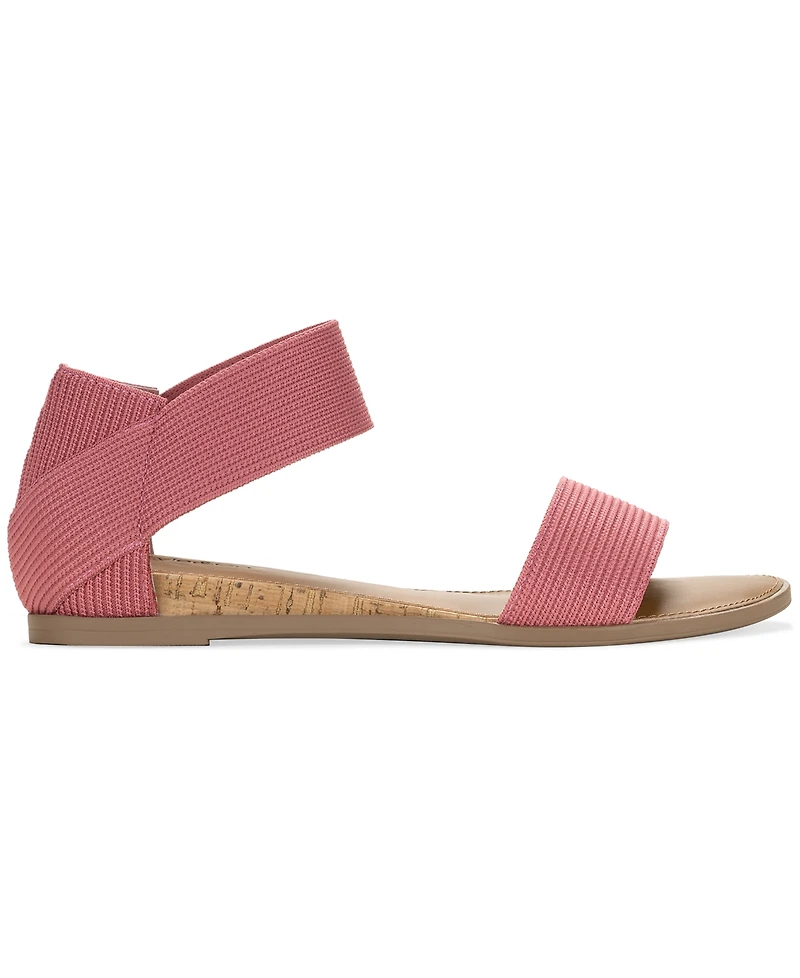 Style & Co Women's Eileen Elasticized Round Toe Flat Sandals, Macy's Exclusive