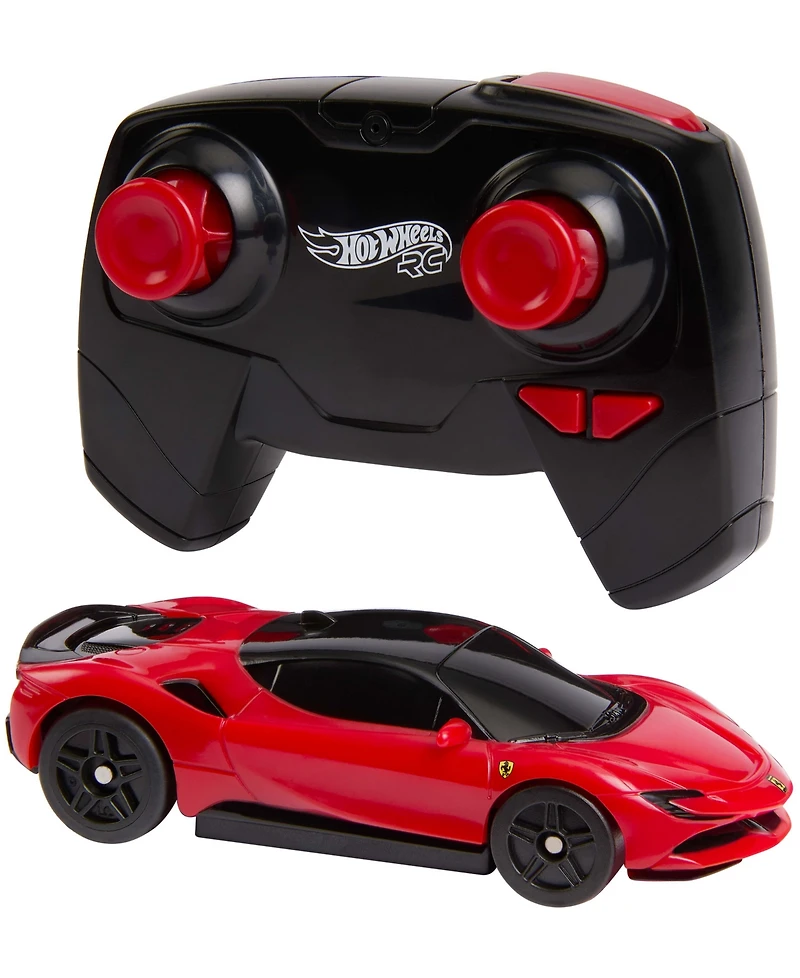 Hot Wheels Remote Control 1:64 Ferrari SF90 Stradale Assetto Fiorano Battery-Powered Remote Control Car