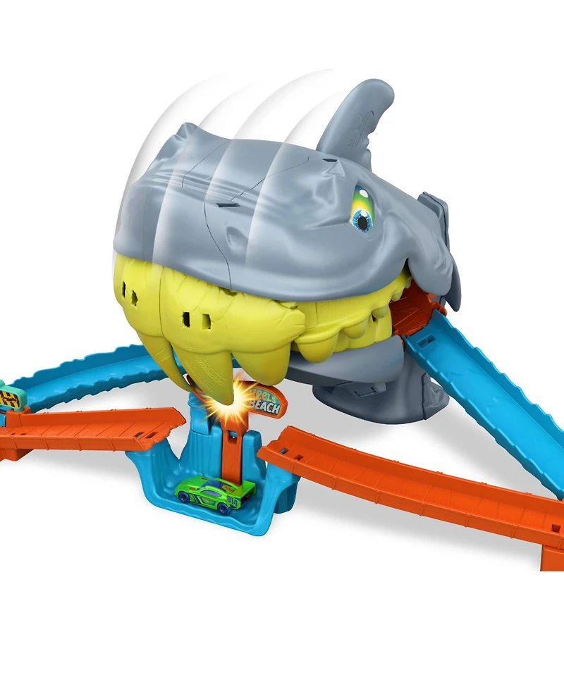 Hot Wheels City Shark Chomp Beach Playset