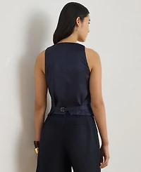 Lauren Ralph Petite Jalan V-Neck Vest