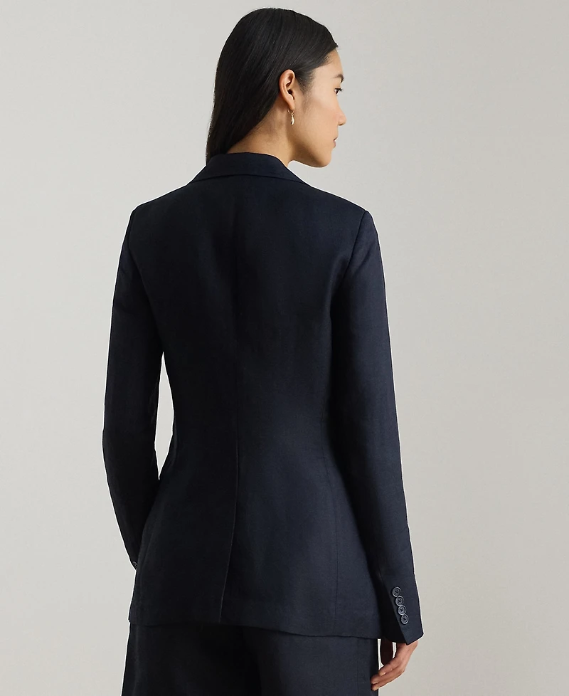 Lauren Ralph Petite Notch Lapel Twill Blazer